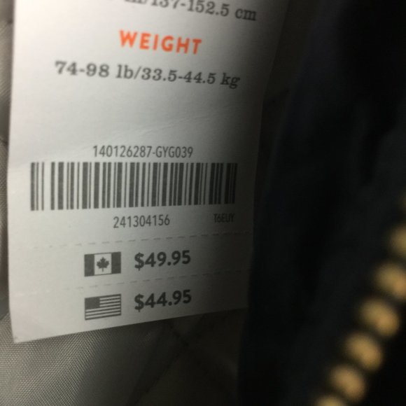 NWT : Gymboree Boys Lightweight Jacket/Navy: SZ: Large - Picture 4 of 8